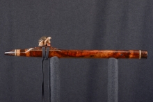 Amboyna Burl Native American Flute, Minor, Mid B-4, #T5K (3)